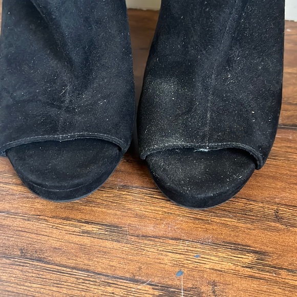 H&M suede bootie open toe heel - Picture 2 of 7